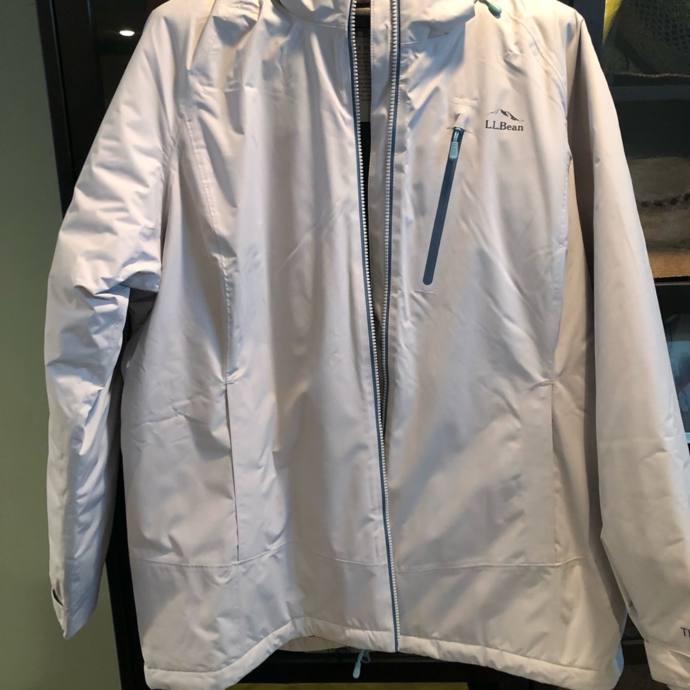 LL Bean —- Women’s waterproof and insulated jacket.